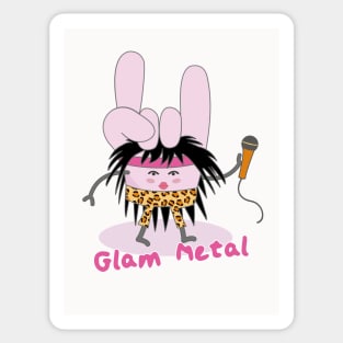 Glam Metal Sticker